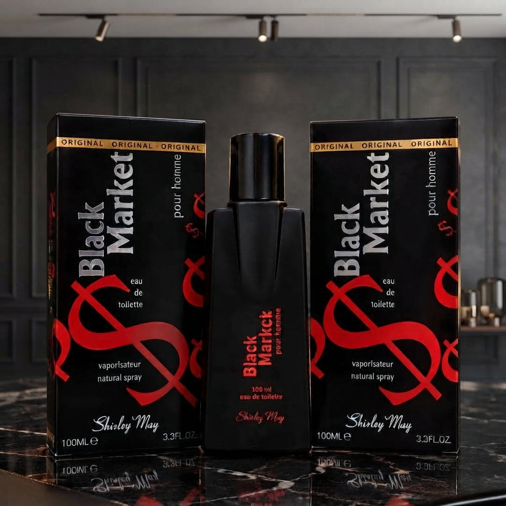 Original Shirley May Black Market Pour Homme Perfume - 100ML