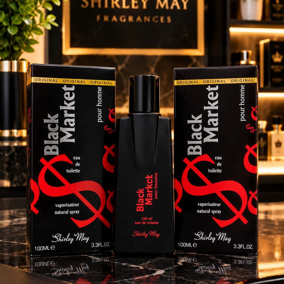 Original Shirley May Black Market Pour Homme Perfume - 100ML