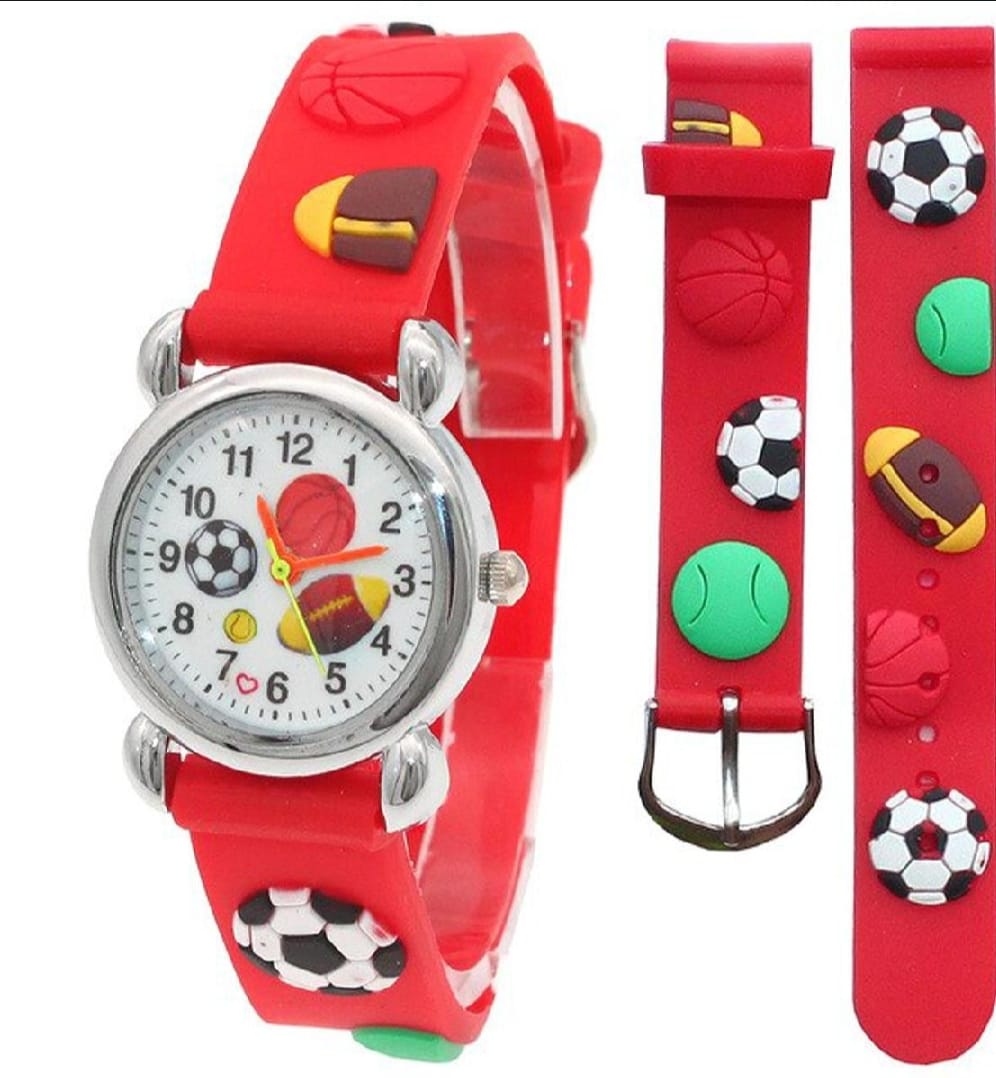 Stylish Sports Cartoon Watch for Kids(Random Colour for Surprise)